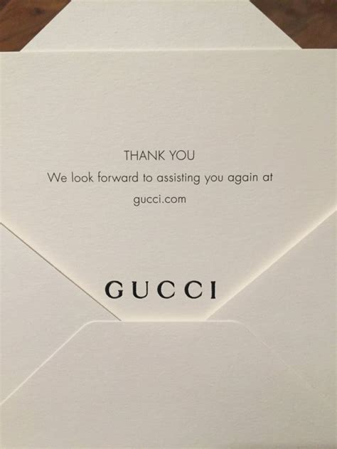 gucci gift card balance|gucci thank you card.